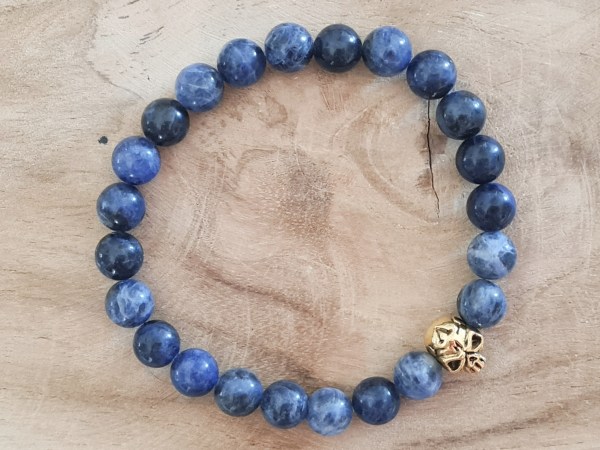 Bracelet sodalite homme